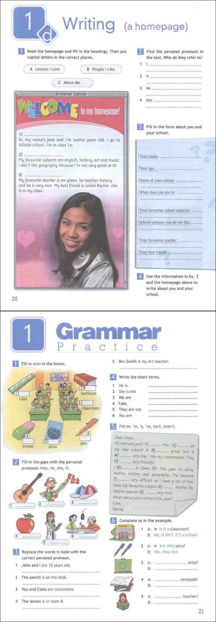 Английский в фокусе 5 учебник ответы